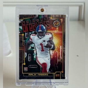 2025 Topps Resurgence Malik Nabers Circuit Breakers Case Hit Rookie Card